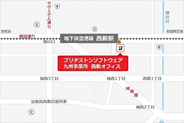 西新プライムビル地図